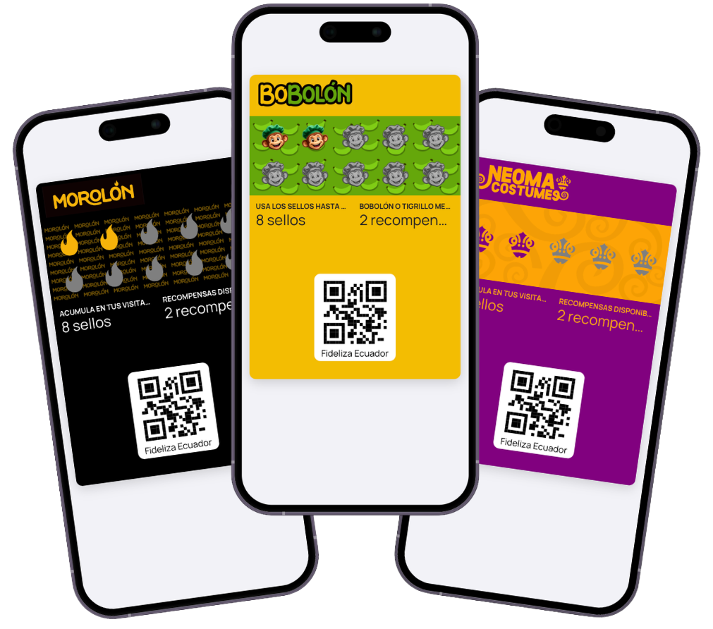 Tarjetas digitales de Morolón, Bobolón y Neoma