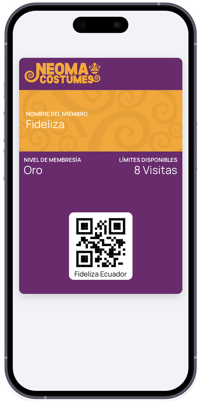 Tarjeta de membresía